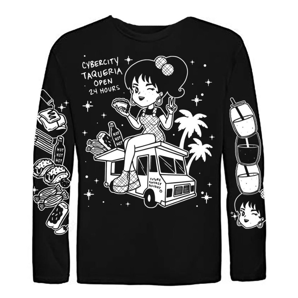 Future Fantasy Delight - Taqueria Long Sleeve T-Shirt